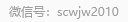 WeChat ID scwjw